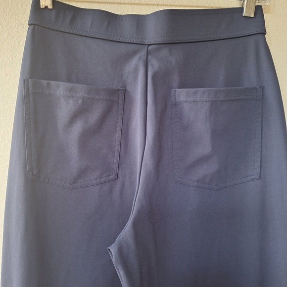Halara High Waisted Button Multiple Pockets Casual Pants Navy Womens Size M - Picture 6 of 8
